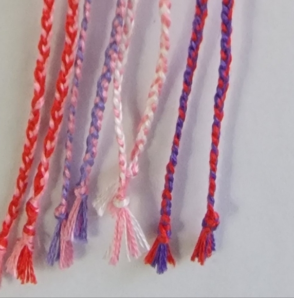 Colorful Chevron Friendship Bracelets - Picture 6 of 8